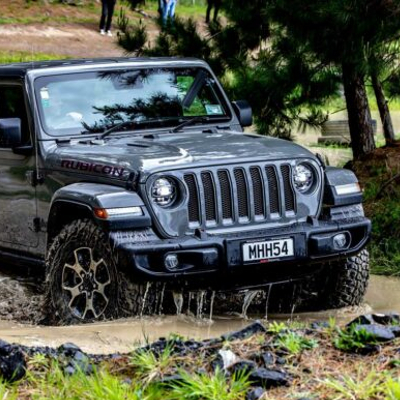 Chuffed gifts off road jeep drive bush forest present