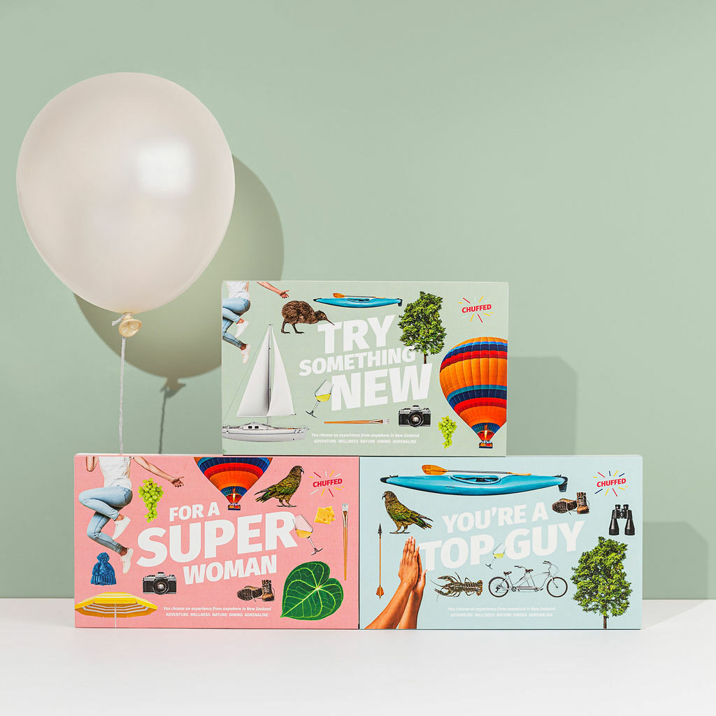 Chuffed Gift Boxes for him, for her, and try something new