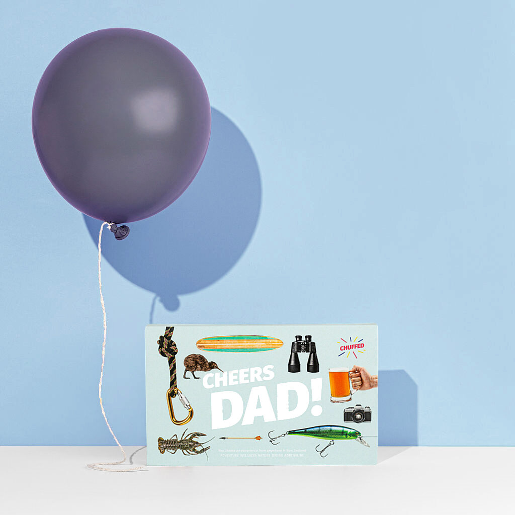 Father's Day Experience Gift Box present, with Chuffed Gifts